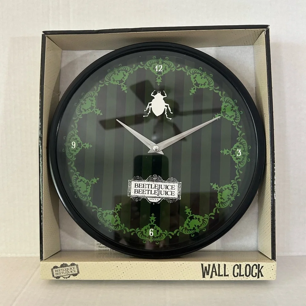 🆕Beetlejuice Wall Clock